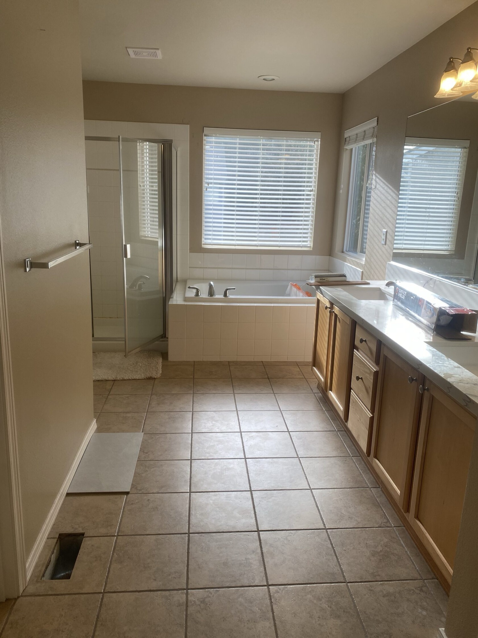 Bathroom before remodel