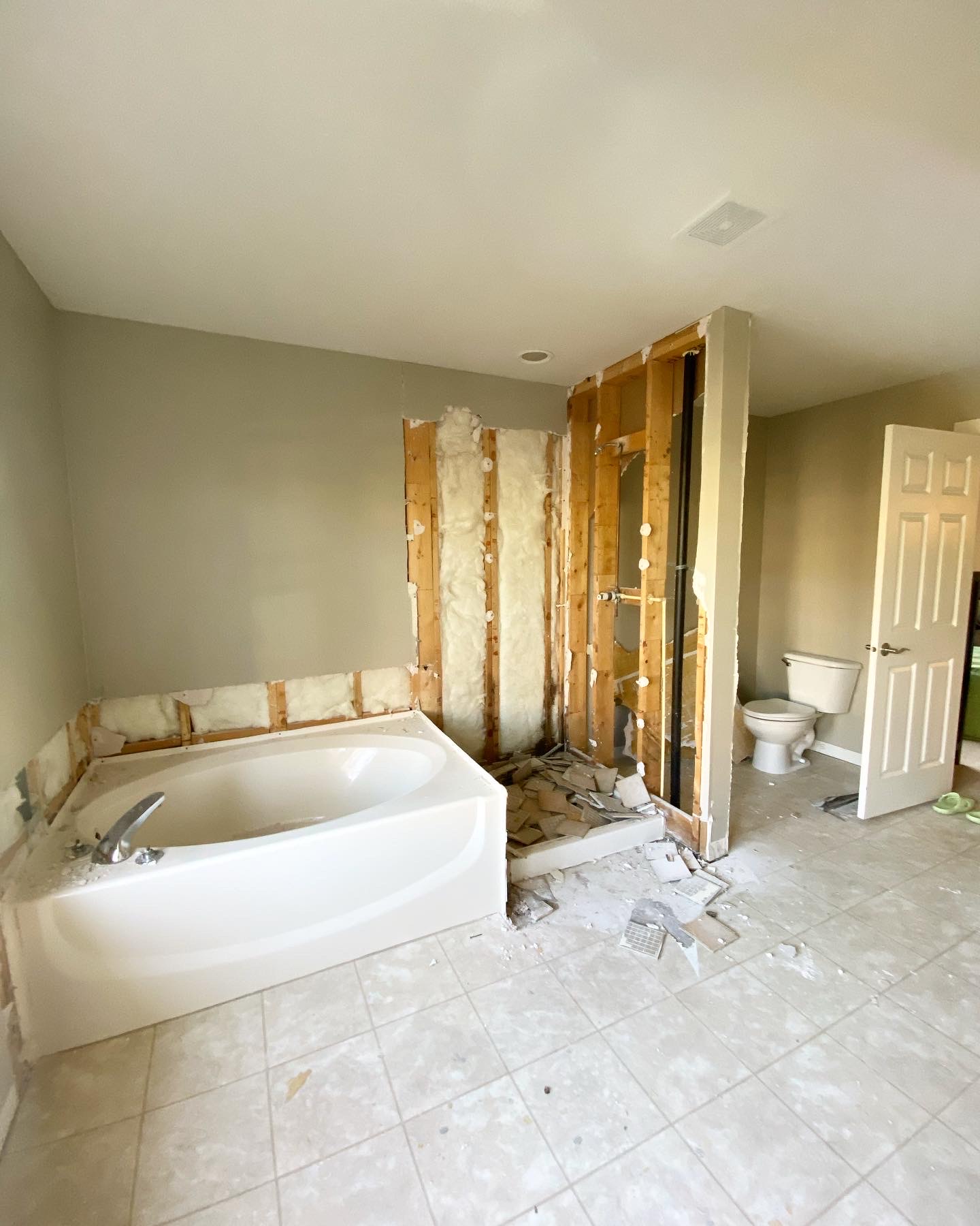 Living space before remodel
